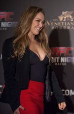 RONDA ROUSEY at Macao UFC Fight Nnight Press Conference in Hong Kong