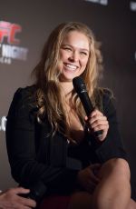 RONDA ROUSEY at Macao UFC Fight Nnight Press Conference in Hong Kong