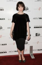 ROSE MCGOWAN at About Alex Premiere in Hollywood
