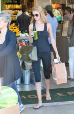 ROSIE HUNTINGTON-WHITELEY at Erewhon Natural Foods Market in West Hollywood