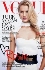 ROSIE HUNTINGTON-WHITELEY in Vogue Magazine, Turkey August 2014 Issue