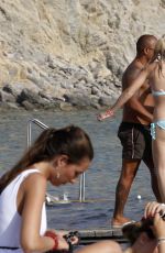 SAM FAIERS and FERNE MCCAN in Bikinis in Ibiza