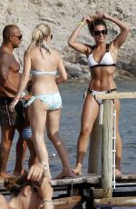 SAM FAIERS and FERNE MCCAN in Bikinis in Ibiza