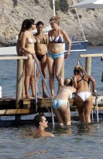 SAM FAIERS and FERNE MCCAN in Bikinis in Ibiza