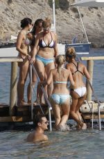 SAM FAIERS and FERNE MCCAN in Bikinis in Ibiza