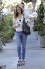 SARA PAXTON Leaves Ken Paves Salon in West Hollywood