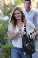 SARA PAXTON Leaves Ken Paves Salon in West Hollywood