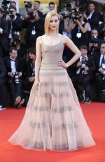 SARAH GADON at the Venice Film Festival Opening Ceremony