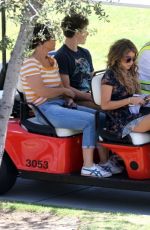 SARAH HYLAND on the Set of Modern Family in Pasadena