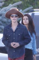 SELENA GOMEZ and Justin Bieber at Gorseback Riding in Canada