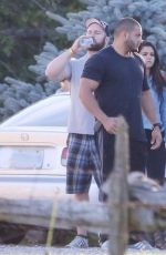 SELENA GOMEZ and Justin Bieber at Gorseback Riding in Canada
