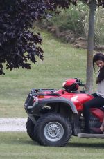 SELENA GOMEZ and Justin Bieber Riding a ATV in Toronto