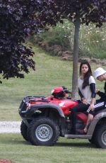 SELENA GOMEZ and Justin Bieber Riding a ATV in Toronto