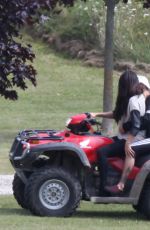 SELENA GOMEZ and Justin Bieber Riding a ATV in Toronto