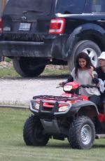 SELENA GOMEZ and Justin Bieber Riding a ATV in Toronto