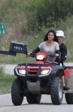 SELENA GOMEZ and Justin Bieber Riding a ATV in Toronto