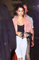 SELENA GOMEZ Leaves the Abbey Nightclub in West Hollywood