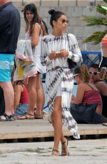 SHANINA SHAIN Out and About in Ibiza