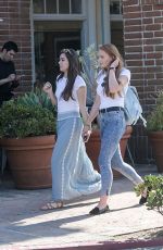 SOPHIE TURNER and HAILEE STEINFELD Out and About in Malibu