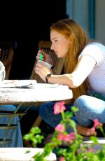 SOPHIE TURNER and HAILEE STEINFELD Out and About in Malibu