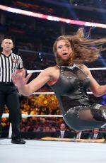 STEPHANIE MCMAHN at WWE Summerslam in Los Angeles