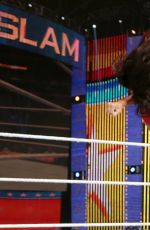 STEPHANIE MCMAHN at WWE Summerslam in Los Angeles