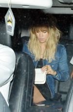 SUKI WATERHOUSE Leaves Chiltern Firehouse in London
