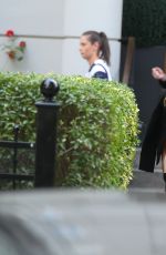 SYLVIE VAN DER VAART Out Shopping in Hamburg