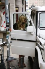 SYLVIE VAN DER VAART Out Shopping in Hamburg