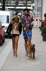 SYLVIE VAN DER VAART Out Shopping in Hamburg