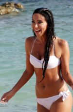 TULISA CONTOSTAVLOS in Bikini at a Beach in Bermuda