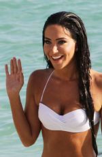 TULISA CONTOSTAVLOS in Bikini at a Beach in Bermuda