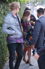 VANESSA HUDGENS Arrives at a Restaurant in Los Angeles