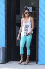 VANESSA HUDGENS in Tights Out in Studio City