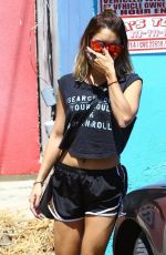 VANESSA HUDGENS Leaves Yoga Class in Studio City 8/21/14 mq2108