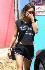 VANESSA HUDGENS Leaves Yoga Class in Studio City 8/21/14 mq2108