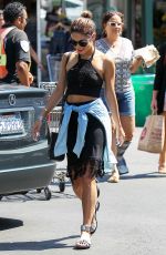 VANESSA HUDGENS Shopping at Whole Foods in Studio City
