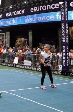 VICTORIA AZARENKA at Esurance Time Square Tennis Fest in New York