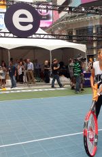 VICTORIA AZARENKA at Esurance Time Square Tennis Fest in New York