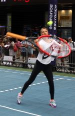 VICTORIA AZARENKA at Esurance Time Square Tennis Fest in New York