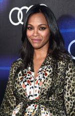 ZOE SALDANA at Audi Emmy Week Celebration in Los Angeles