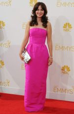 ZOOEY DESCHANEL at 2014 Emmy Awards