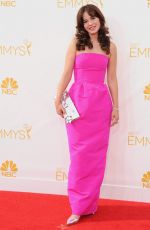 ZOOEY DESCHANEL at 2014 Emmy Awards