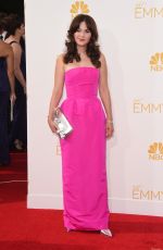 ZOOEY DESCHANEL at 2014 Emmy Awards