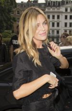 ABIGAIL ABBEY CLANCY at House of Holland Fashion Show in London