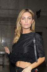 ABIGAIL ABBEY CLANCY at House of Holland Fashion Show in London