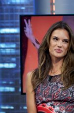 AELSSANDRA AMBROSIO at El Hormiguero TV Show in Madrid
