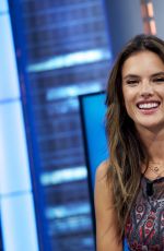 AELSSANDRA AMBROSIO at El Hormiguero TV Show in Madrid
