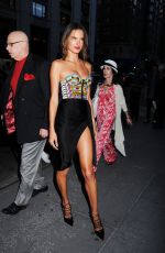 ALESSANDRA AMBROSIO at Schutz Footware Launch in Madison Avenue