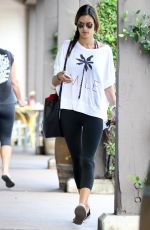 ALESSANDRA AMBROSIO Heading to a Gym in Brentwood